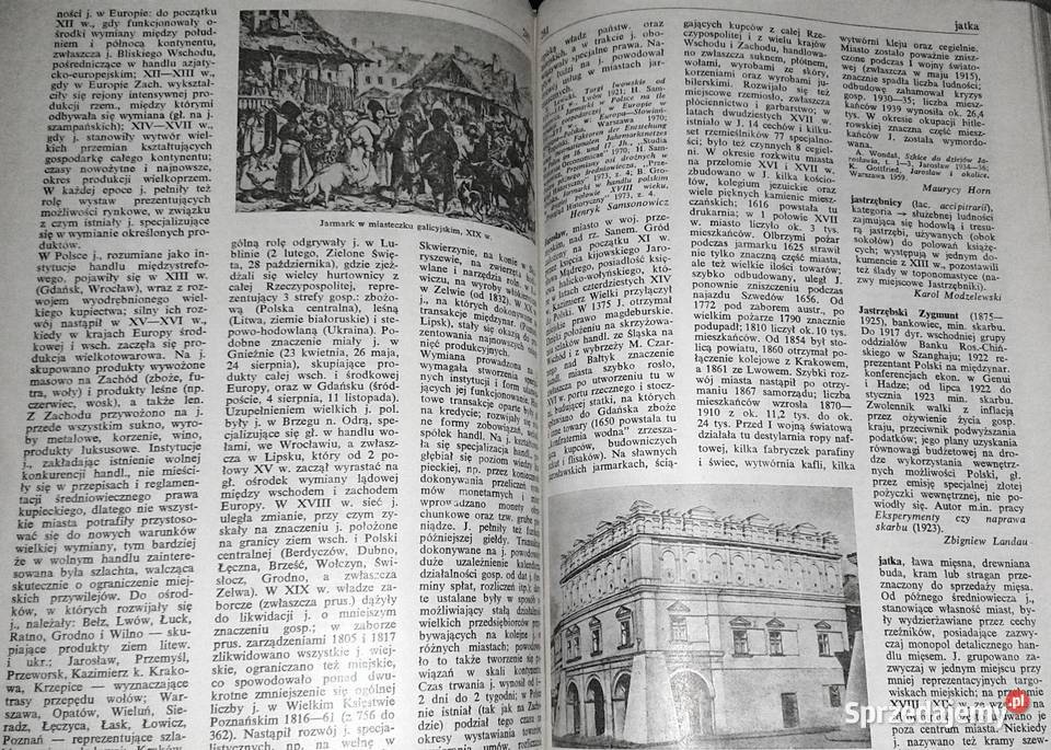 Encyklopedia historii gospodarczej Polski do twarda z obwolutą lubelskie Chełm