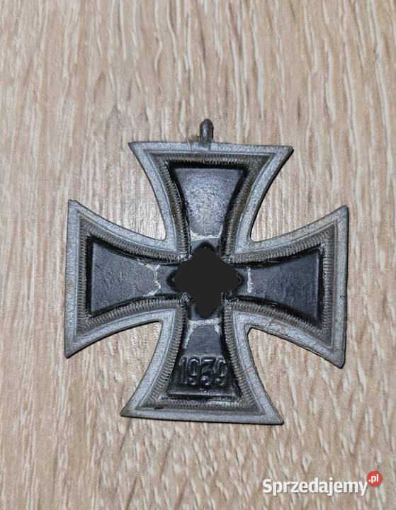 Krzyż żelazny niemiecki z datami 1939 i 1813 Wałbrzych sprzedam
