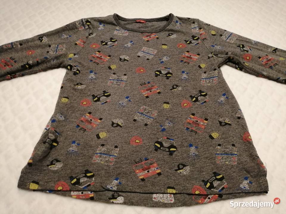 Koszulka chłopięca długi rękaw do spania KiK 104 Czeladź