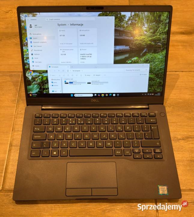 Laptop Dell Latitude 7400 i78665U 32GB dysk m2 małopolskie Kraków
