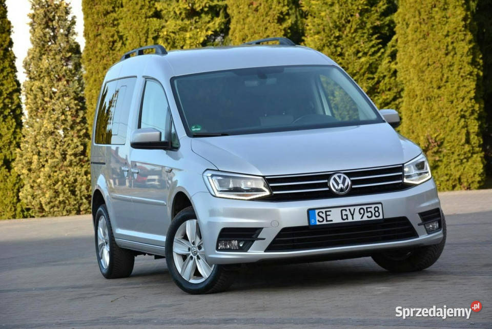 Volkswagen Caddy DSG Ledy Radar ACC Kamera HAK kamera cofania mazowieckie Ostrów Mazowiecka