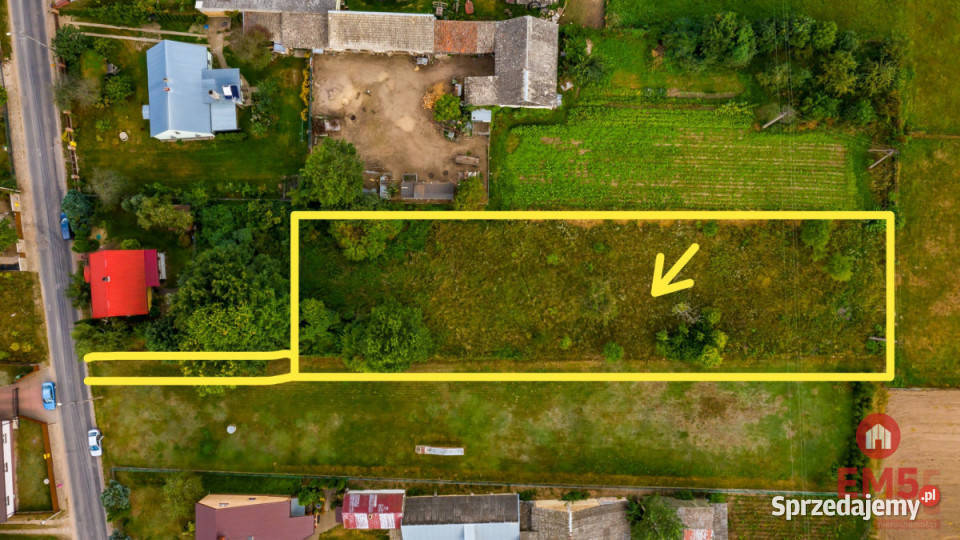 Sprzedaż gruntu 2700m2 Trypucie