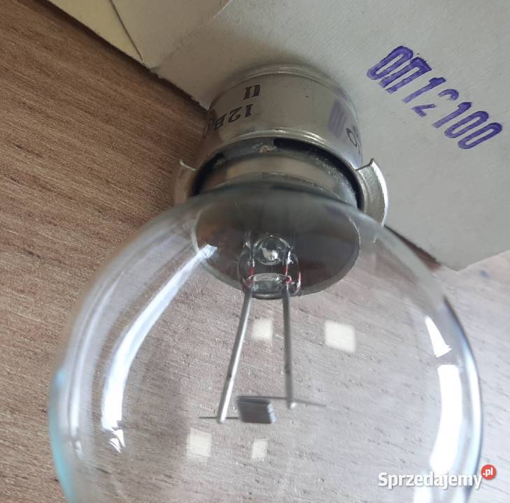 Optyczna żarówka lampa żarowa 12V 100W Podstawa Borów