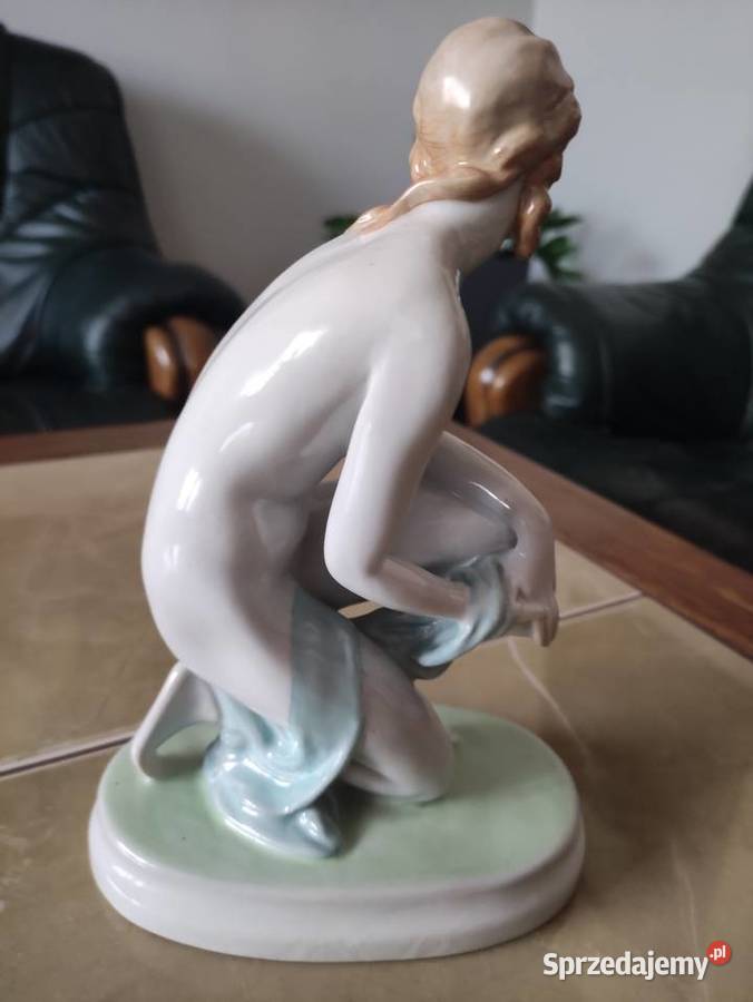Węgierska Porcelana Zsolnay Akt Kobiecy Janów Lubelski sprzedam