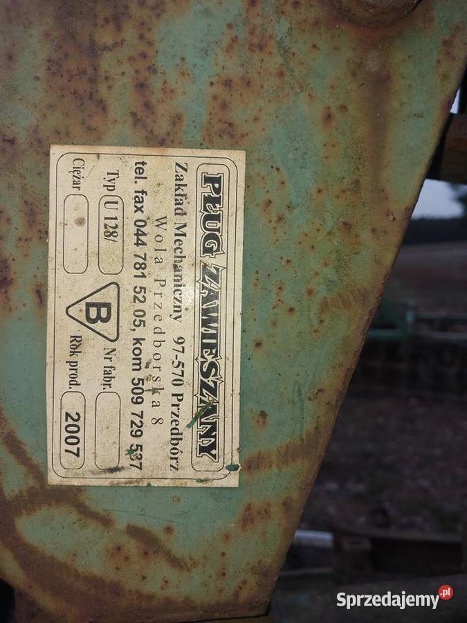 PŁUGI 4 skibowe na wysokiej słupicyduże Ryki