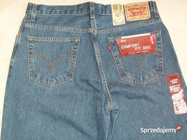 Spodnie Levi Strauss Comfort Fit 560 niebieski