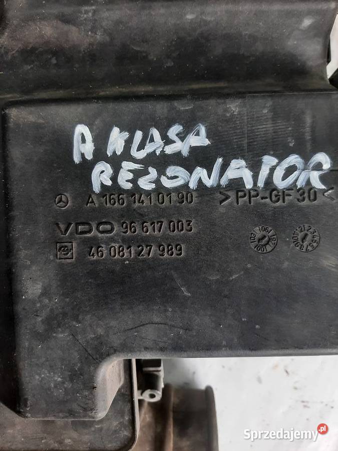 Mercedes W168 A Klasa rezonator filtra powietrza Ksawerów