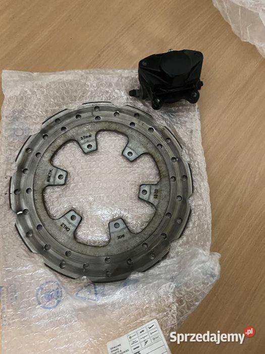 Tarcza hamulcowa zacisk klocki Piaggio MP3 wielkopolskie Poznań
