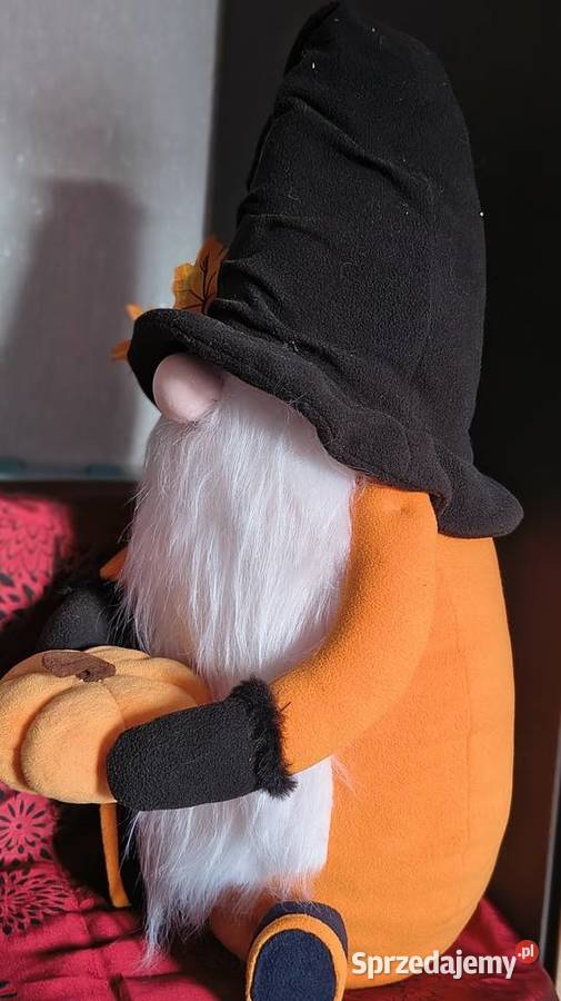 Duży siedzący krasnalskrzat siedzący 76 Halloween Katowice sprzedam