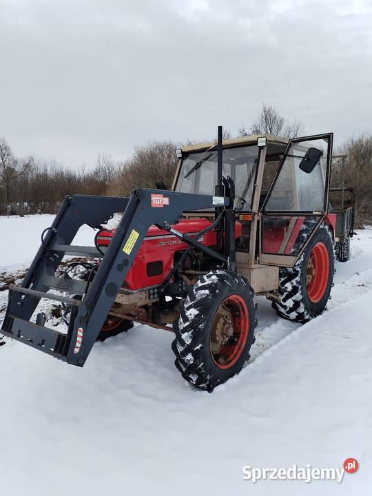 Zetor 6748 z turem 4x4 ładowacz czołowy zetor Kabina Frydman