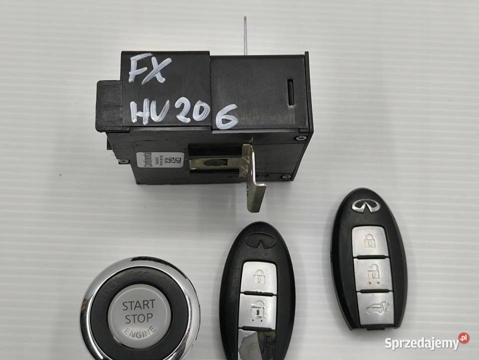 STACYJKA PILOT KLUCZYK START STOP FX II QX70 osobowe