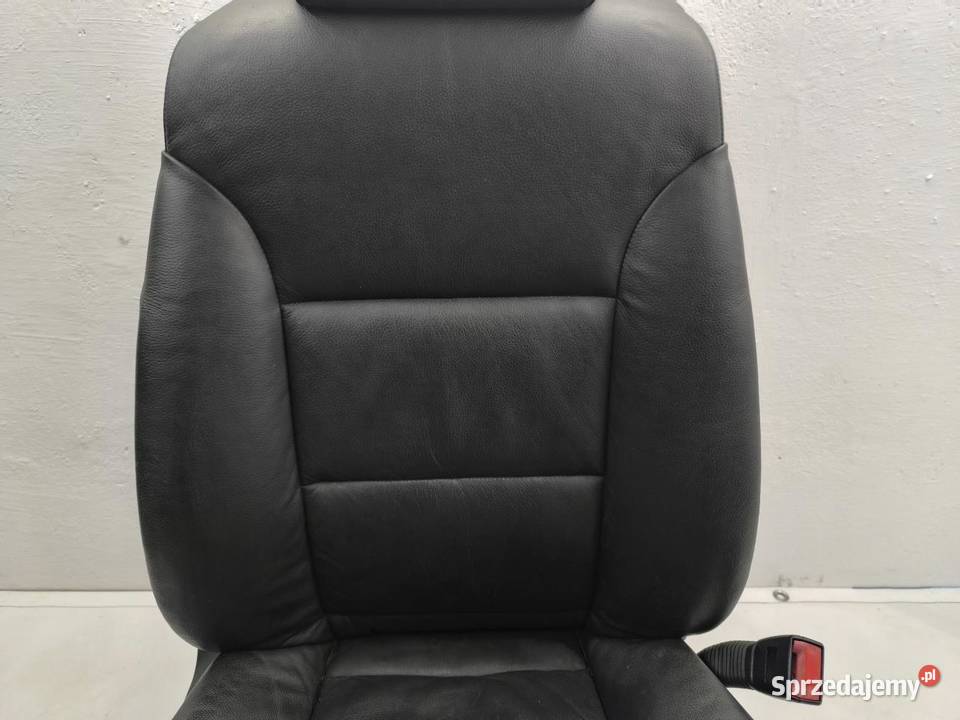 FOTEL PRAWY PRZÓD SKÓRA GRZANY BMW E61