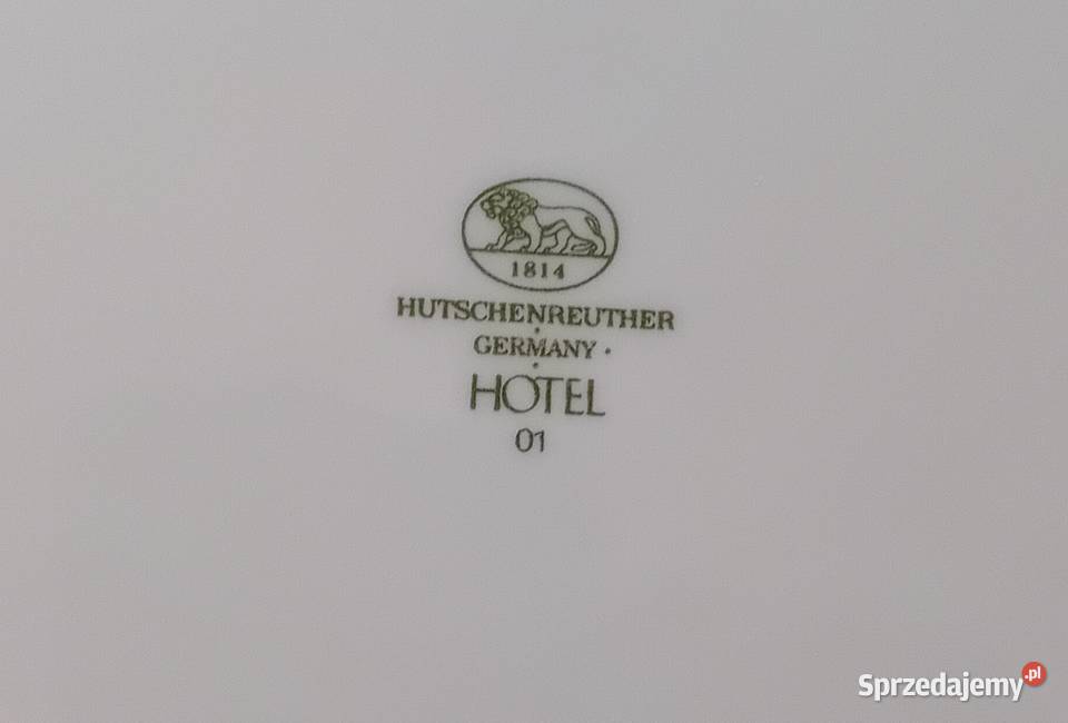 Duży talerz patera Hutschenreuther Sygnatura z