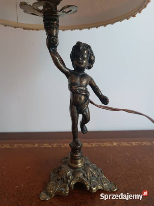 Lampka nocna mosiężny anioł Pozostałe Budzyń