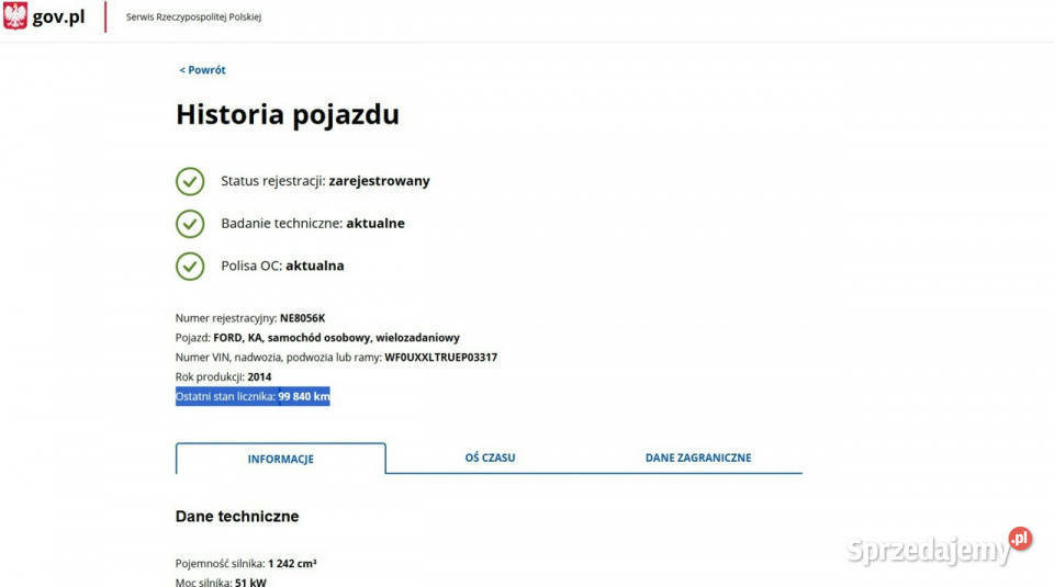 Ford KA Benzyna Salon Polska Zarejestrowany Elbląg
