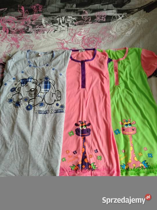 koszula nocna do karmienia porodu na guziki 100 lubelskie Zamość