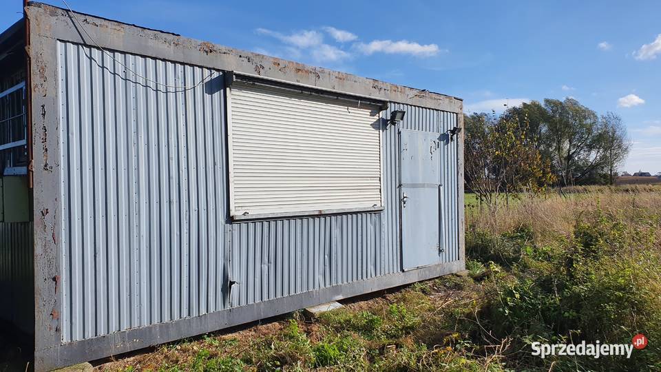 Kontener socjalny biurowy mieszkalny letniskowy Złoczew