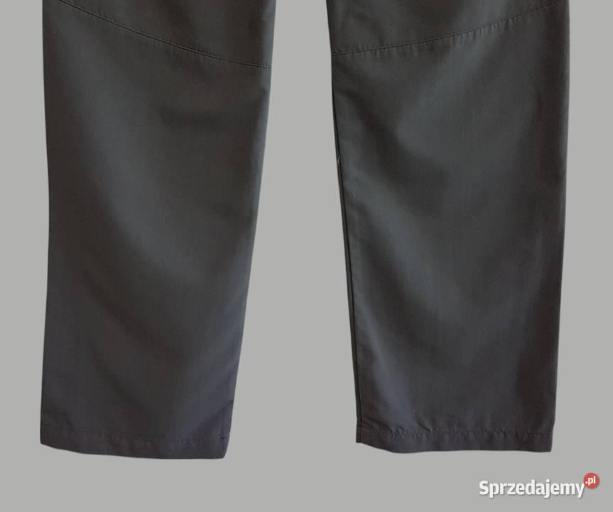 Damskie sportowe spodnie trekkingowe szare Chrzanów