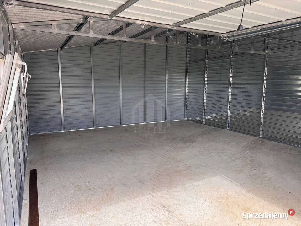 Garaż blaszany 9x6m wiata 4m wnęka 2x brama Jastrzębie-Zdrój