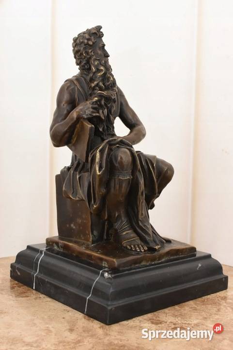 Mojżesz z Tablica Dziesięć Przykazań Biblia małopolskie