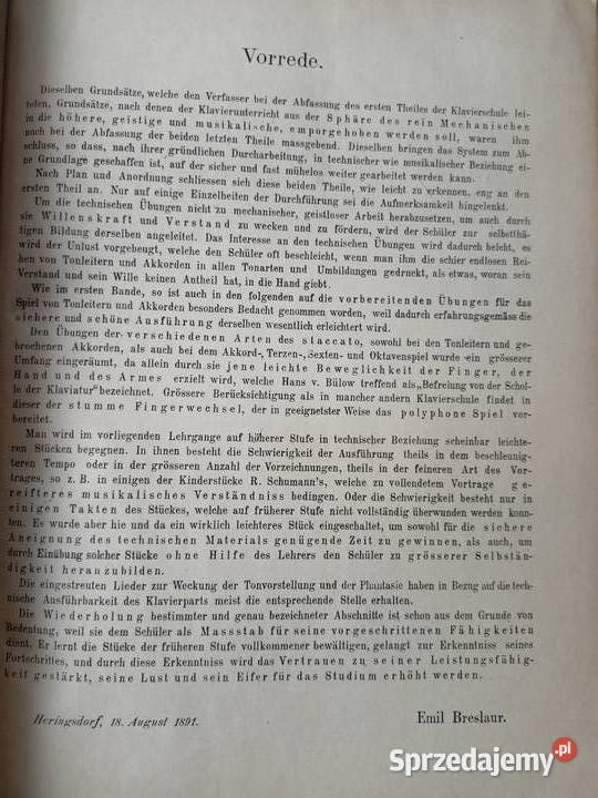 Nuty przedwojenne niemieckie książki antykwariat Antykwariat Warszawa