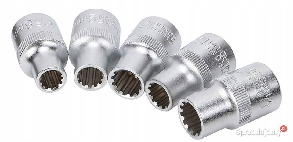 zestaw kluczy SPLINE z nasadką 12 w plastikowej Ręczne Zamość