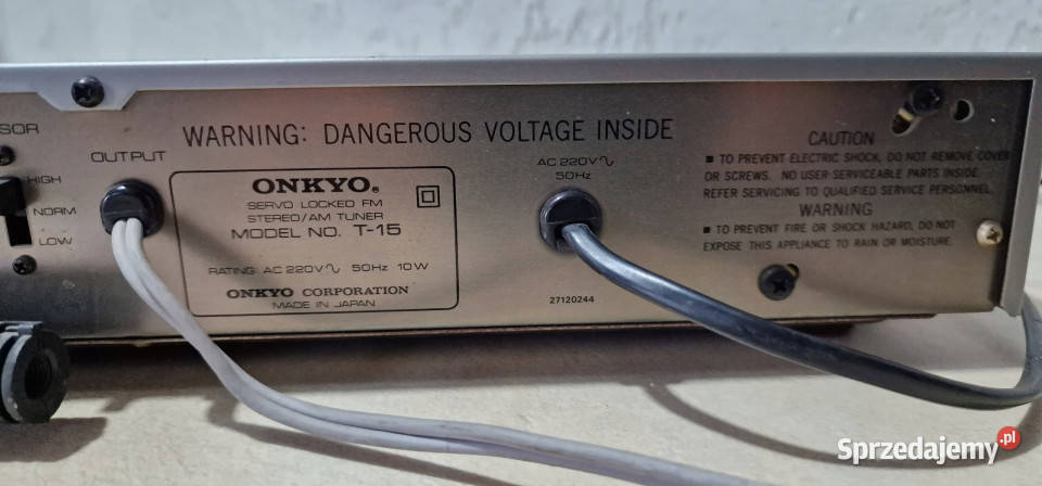 Tuner radio analogowe Onkyo T15 T 15 Międzychód