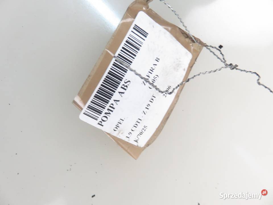 POMPA ABS OPEL ZAFIRA B 13234911AS 10020602484 osobowe
