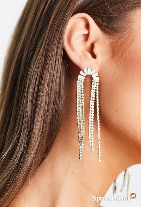 ASOS Długie bogato zdobione kolczyki z Londynu Kraków