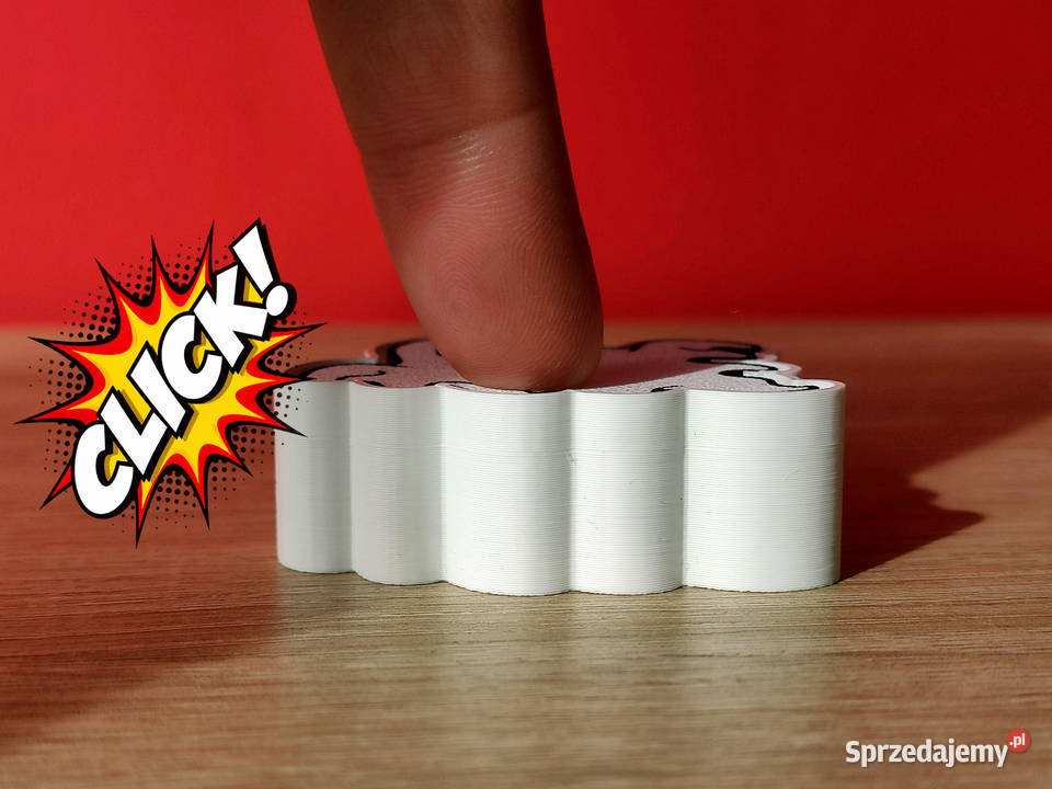 Klikacz Halloween kliker Duch duszek Fidget Tuchola sprzedam