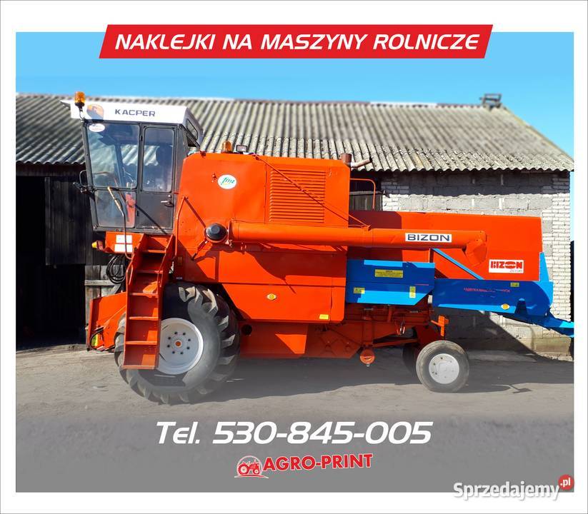 Naklejki na maszyny rolnicze współpraca z Pleszew