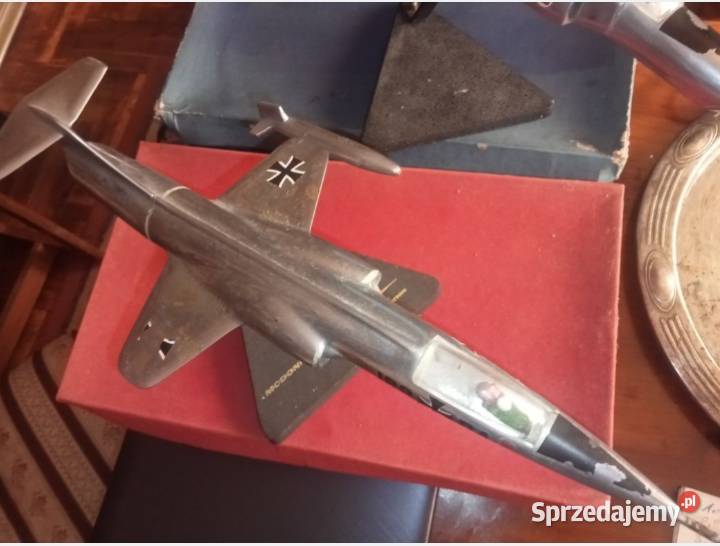 Stary Samolot kolekcjonerski duży Metalowy model Modelarstwo Grójec sprzedam