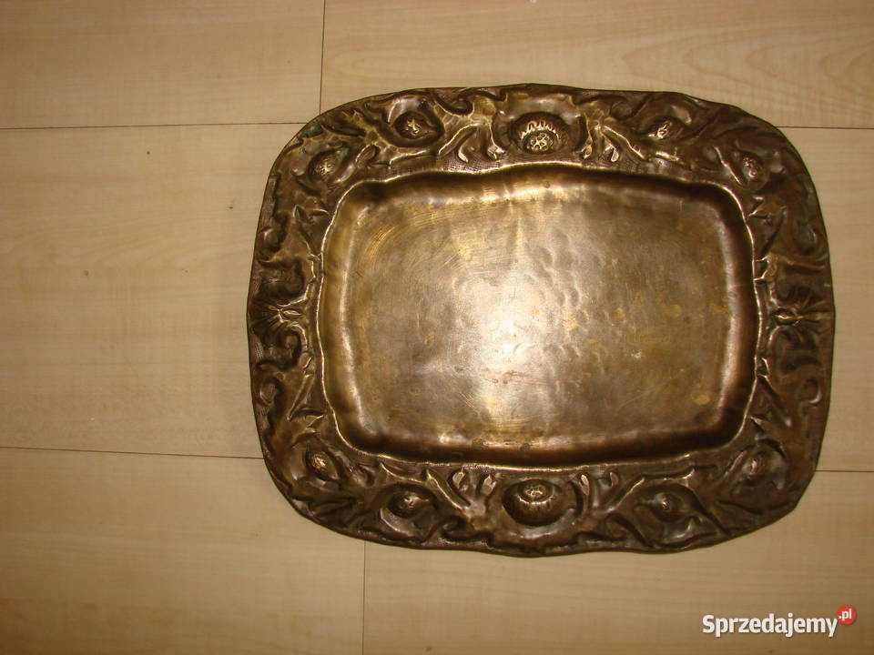 stara mosiężna taca płyta pomorskie Pruszcz Gdański sprzedam