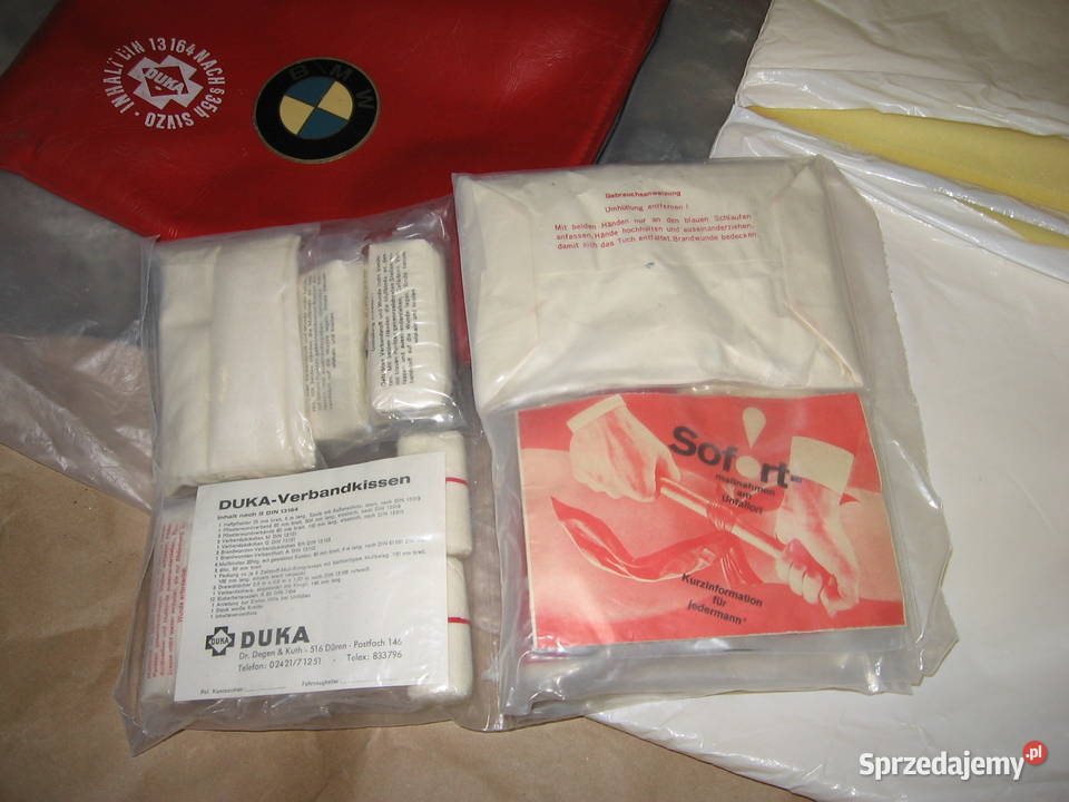 Stara apteczka DUKA BMW VW Audi OPEL Ford auto