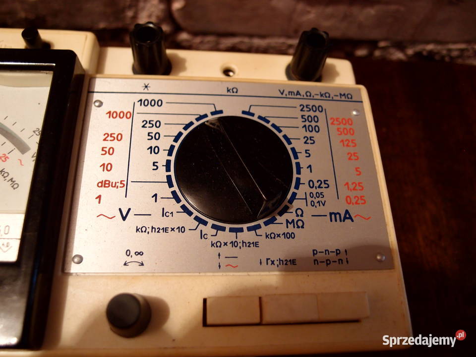 starocia z PRLu Analogowy Miernik produkcji CCCP Łódź