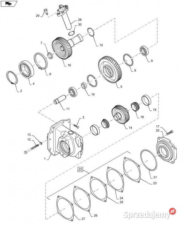 Holland T6090 Obudowa 405664A2 wielkopolskie Jastrzębniki