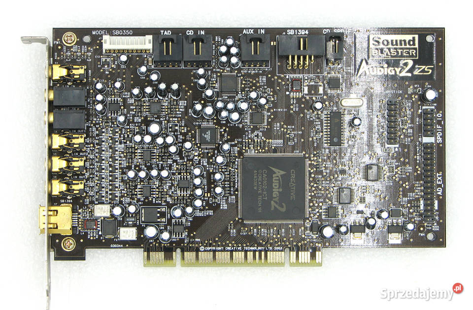 Creative Labs Sound Blaster SB0350 Audigy 2 ZS Cielądz