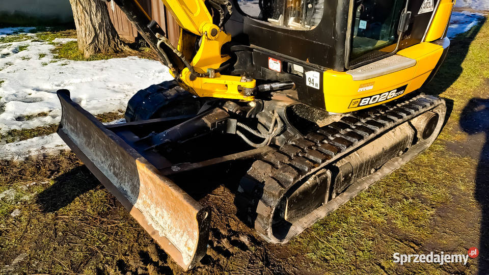 JCB 8026 CTS z 2017 roku 4159 mtg stan kabina Piotrków Trybunalski