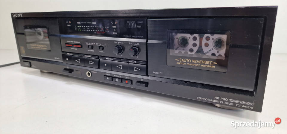 Magnetofon catette deck SONY TC WR 570 TCWR570 Międzychód