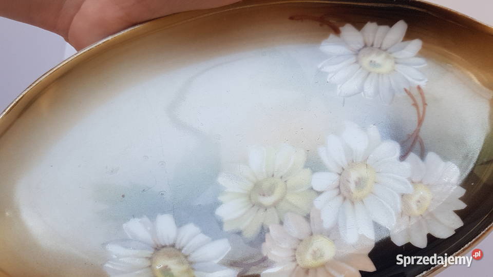 Mała stara porcelanowa patera paterka Tillowitz Dąbrowa Górnicza