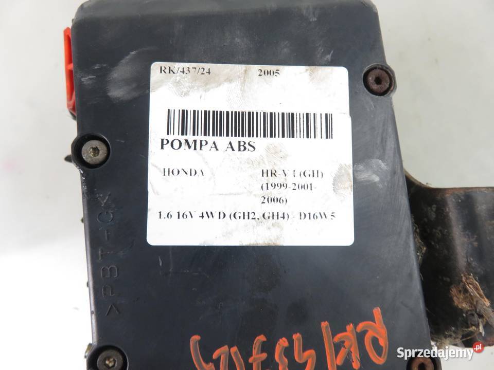 POMPA ABS HONDA HRV I A409800189 X2T34576T sprzedam