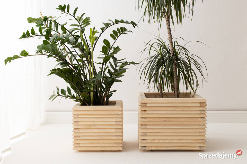 Donica osłona 3D drewniana sosnowa DUŻA profil Kalety sprzedam