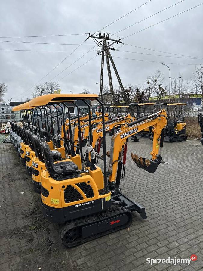 NOWA Minikoparka KINGWAY Alex RS 1000 Ramię Rok produkcji 2024