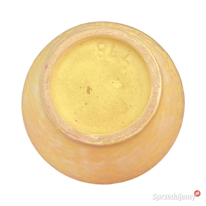 żółty ceramiczny wazon Gramann Keramik Niemcy mazowieckie Warszawa sprzedam