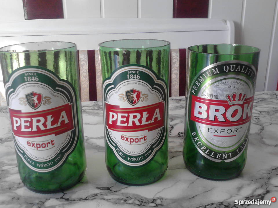 Szklanki Carlsberg Perła Brok Staropramen z sprzedam