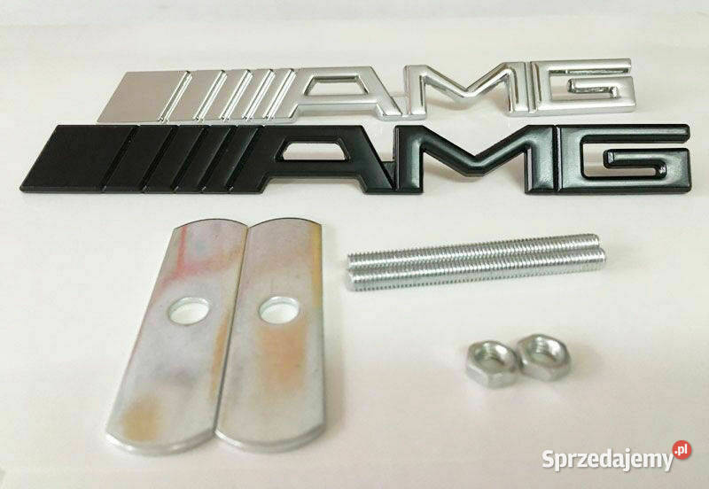 NOWY znaczek na przód emblemat AMG przykręcany