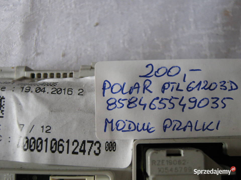 POLAR PTL6120D 858465549035 MODUŁ PRALKI Pralki i suszarki Nowy Sącz