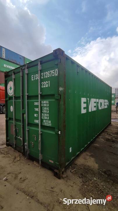 Kontener morski magazynowy 20DV 6M HDS Wrocław sprzedam