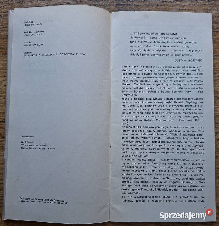 W Dolinie Brennice Andrzej Matuszczyk Kraków sprzedam