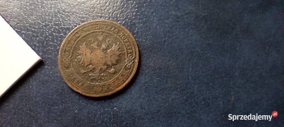 Stare monety 1 kopiejka 1901 Rosja Lesko